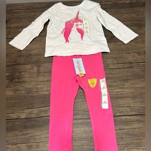 Cat & Jack 2 T Unicorn Outfit NWT